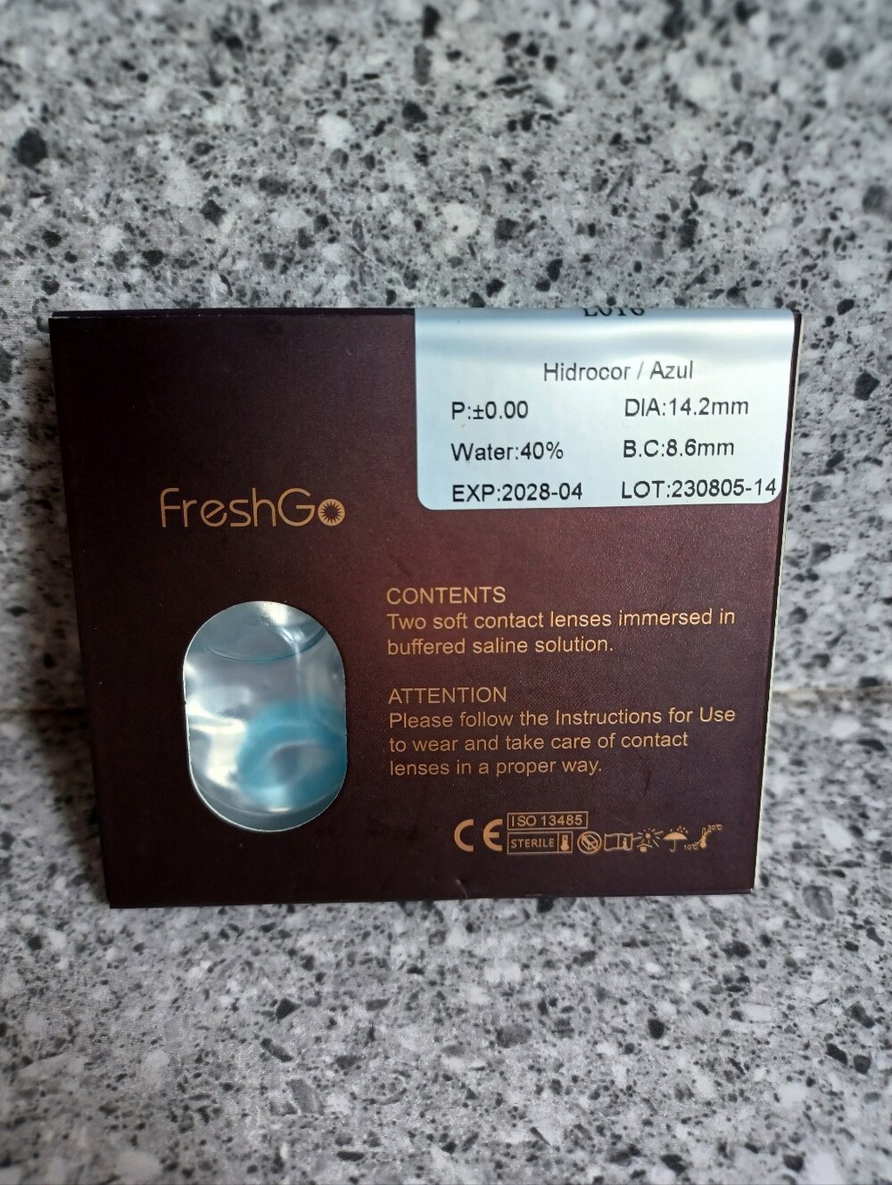 Blue - Color Eye Wear Lenses - Costume Enhancements - Picture 3 of 6